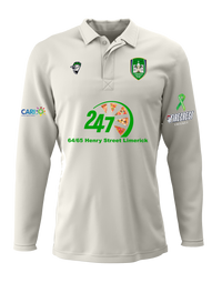 Long Sleeve White Shirt - Limerick CC